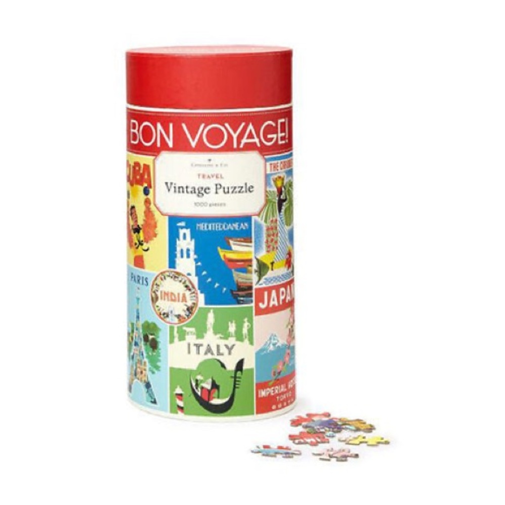 Cavalini Bon Voyage Travel Puzzle - Red and Blue